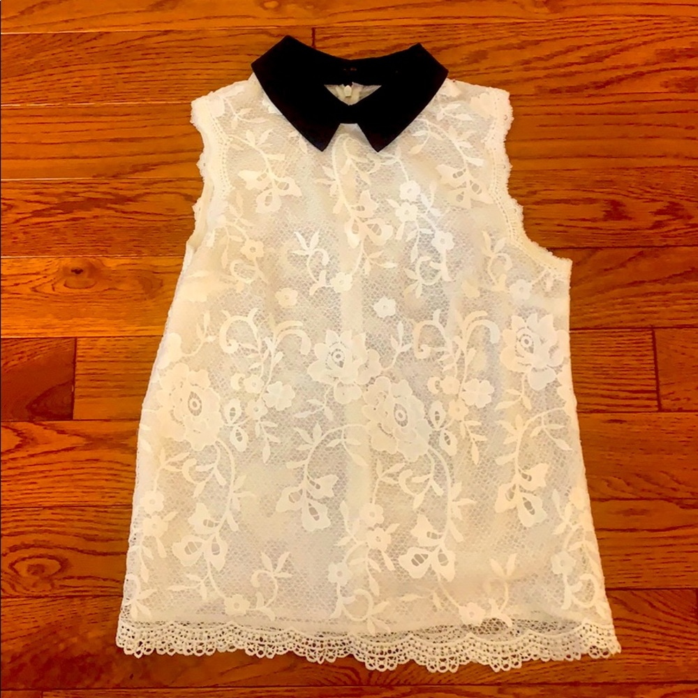 Lace sleeveless blouse from Aqua